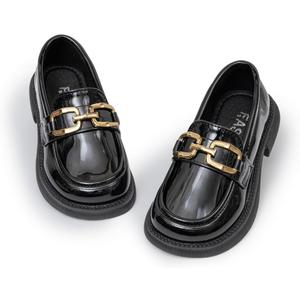 Toddler Boys Girls Dress Shoes Little Kids School Uniform Shoes Formal Casual Oxfords Wedding Church Loafer Flats