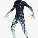 Morphsuits Zalgo Costume Kids, Scary Monster Costumes, Boys Halloween Costume, Size Large 