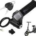 GregYoung 36v Scooter Throttle,6 Pin Scooter Replacement Parts with Battery Charge Display,Compatible with Gotrax Flex Electric Scooter