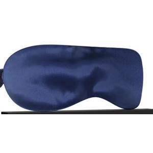100% Pure Silk Sleep Mask, 22 Momme 6A Mulberry Silk Fabric and Filling, Total Light Blocking Eye Mask Sleeping for Women, Men, Side Sleepers, (Blue)