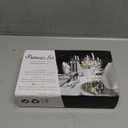 HaWare 48 Pieces Silverware Set with Serving Utensils, Stainless Steel Fancy Flatware Cutlery Set for 8, Traditional Elegant Style Tableware Eating Utensils, Mirror Polished & Dishwasher Safe