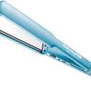 BabylissPRO Nano Titanium Ultra-Thin Hair Straightener, Professional Flat Iron For All Hair Types (1.5 Inch, Blue)