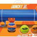 Nerf Dog Tennis Ball Blaster Dog Toy (20 Inch Large Blaster with 4 Balls, Dog)