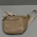 Fanny Packs for Women Cross Body Leather Belt Bag Sling Bag for Women Crossbody Purse Fashion waist packs with Two Strap.