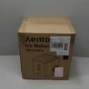 Aeitto Ice Makers Countertop, 9 Ice Cubes Release in 6 Mins, 26Lbs/24H, 2 Sizes of Bullet Ice Machine,Self-Cleaning Portable Ice Maker with Ice Scoop and Basket for Home Kitchen Office Bar RV, Black