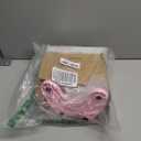 6.5" Super Silent Hamster Wheel with Stand & Water Bottle  Ultra Quiet Exercise Running Wheel for Gerbils, Syrian & Dwarf Hamsters, Chinchillas, Small Pets  Noiseless Spinning Design, Pink