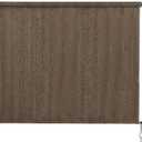 SMONTER Outdoor Sunshade Roller Shade 8'W x 6'H (96" Wx72 H), Exterior Cordless Roll Up Shades Blinds, UV Protection Shade Cloth with Crank Operation for Outside Windows Patio Porch Gazebo, Mocha