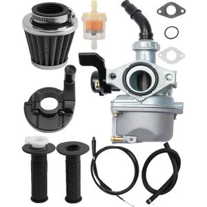 PZ19 Carburetor Compatible with 50cc 70cc 90cc 110cc 125cc Apollo TaoTao Baja Coolster SSR Xmotos X-Pro Thumpstar Chinese 4 Wheeler Quad 4 Stroke Parts With Air Filter