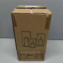 PHOSPHOR Hurricane Candle HoldersFor Pillar Candle Clear Glass Cylinder Centerpieces Vases Table Decoration Centerpiece Floral Room Decor Clear Seeded Bubbles Living Dining Kitchen 3 Pieces