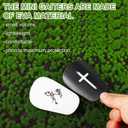 3 x Jesus Mini Anti-Slip Shin Guards - Small, Protective, Tiny Soccer Shin Pads - Miniature Football Gear for Men, Women & Youth (Black, White)