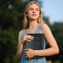 Beinou Bible Cover Case for Women PU Leather Bible Bag Bible Carrying Case Study Supplies Accessories with Tabs for Women, Black