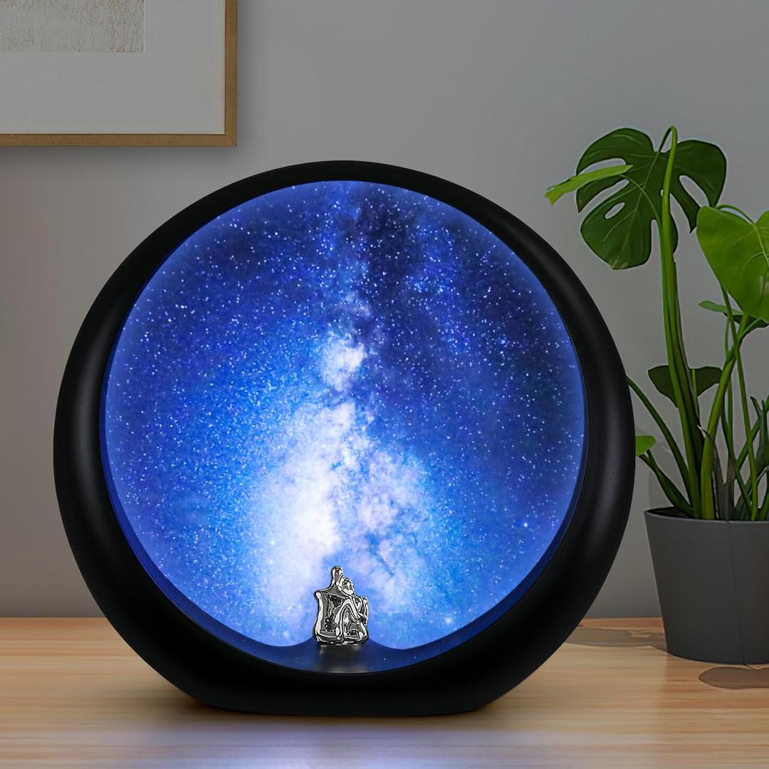 mamre Galaxy Lamp Special Dimmable Night Light Gift Idea for Wedding Anniversary Valentines Day Birthday Christmas (Milky Way, Milky Way-Black) mamre Galaxy Lamp Special Dimmable Night Light Gift Idea for Wedding Anniversary Valentines Day Birthday Christmas (Milky Way, Milky Way-Black)