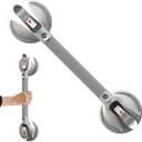 Shower Handle Grab Bars for Bathtubs and Showers, 21 inch Strong Suction Grab Bar, Bathroom Balance Safety Bars Hand Rail for Seniors Elderly Injury, Silver(1 Pack)