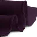 Gee Di Moda Round Tablecloth - 70 Inch Eggplant Round Table Cloth for 24 to 48 Inch Round Tables - Heavy Duty Washable Fabric - for Buffet Table, Holiday Party, Dinner, Wedding & Baby Shower