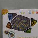 Chain Triangle Chess Game, Strategy Board Games for Kid 6-8-12, Chess Board Games for Adults, Family Games for Kids Adults, Triangle Rubber Band Game, 2 to 4 Players, Kids Christmas Birthday Gifts