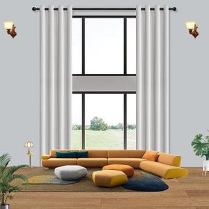 Qiseca Extra Long Curtains High Ceiling Drapes 14Ft for Living Room, Tall Windows Custom Made 2 Story Blackout Curtains for High Living Room Bedroom Loft Theater W52xL168 Inches Long 1 Panel, White
