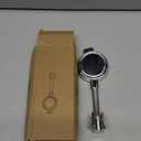 New Extra-Large Dual Suction Cup Shower Head Holder - Chrome Silver, 720 Adjustable, Tool-Free Removable for Bathroom/Balcony(Fits Handheld Shower Heads)