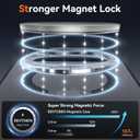 BENTOBEN Magnetic for iPhone 17 Pro Max Case 2025,[Upgraded Full Camera Protection] [Compatible with Magsafe] [Translucent Matte] Drop Protection Shockproof Protective Phone Cover 6.9 Inch - Black