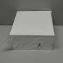 White Acrylic Wedding Card Box, Large DIY Card Box Blank No Print for Wedding Reception, Graduation Party, Bridal Shower, Keepsake Party Favor, Cosmetic Home Decor (10 x10 x 5.5 Inch)