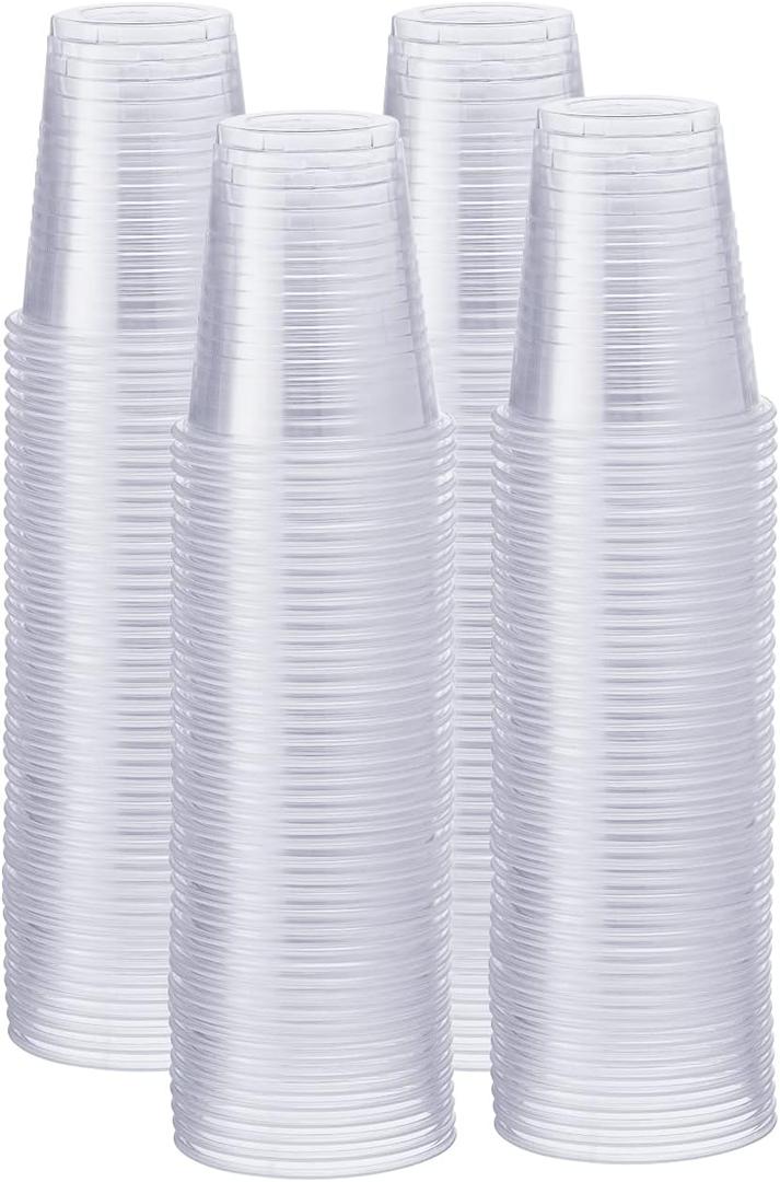 GUSTO 5 oz Clear Plastic Cups [500 Count] Small Disposable Drinking Cups for Parties, Events, & Everyday Use – BPA-Free, Durable Polypropylene (Formerly Comfy Package)