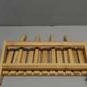 GiftAmaz Bamboo Baby Bottle Drying Rack, Space Saving Countertop Bottle Holder Portable Dryer Rack Organizer for Baby Bottles, Cups, Pacifiers and Accessories, Birthday Box for Women Mother Mom