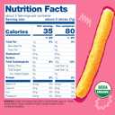 Earth's Best Organic Baby Food, Dissolvable Teething Snack for Babies 6 Months and Older, Strawberry Banana Crunchy Sticks, .56 oz Pack (Pack of 5)