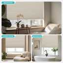 Joydeco No Tools No Drill Window Blinds for Indoor Windows, Blackout Shades Cellular Shades Cordless, No Drill Blinds for Windows, Window Shades for Home, Bedrooms, Doors (Beige, 30" W x 64" H)