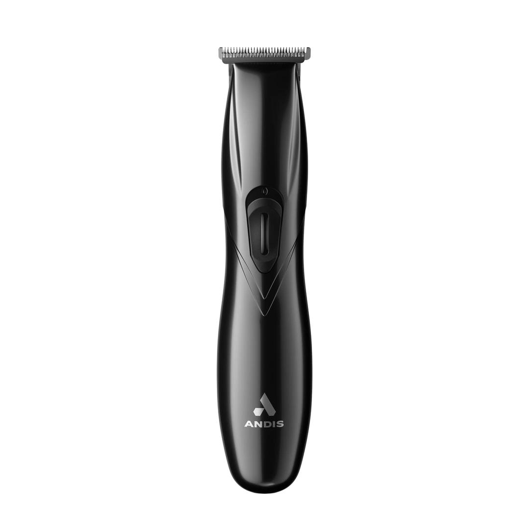 Andis 33785 Slimline Pro Corded/Cordless Hair & Beard Trimmer, T-Blade Zero Gapped with Lithium-Ion Battery, Ear & Body Grooming  Black