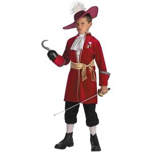 Disney Child Captain Hook Costume Size 7/8, Boys M 7-8