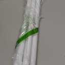 White Shower Curtain Rod Adjustable 43-78 inch, 1"Diameter Spring Tension Curtain Rod No Drill, Anti-Rust Non-Slip Shower Rod, White Shower Rod for Bathroom Tension