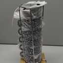 MIAMIO - 2.5 oz Espresso Cup Set with Saucers Coffee Mug Set of 6 - Ceramic Coffee Mug Stackable Espresso Mug with Stand for Coffee Drinks, Latte, Cafe Mocha - Le Papillon Collection (Black)