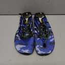 WateLves Water Shoes Mens Womens Barefoot Beach Swim Shoes Quick-Dry Aqua Socks Pool Shoes for Surf Yoga Water Aerobics (Blue Camo), Size 9.5