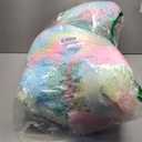 Faux Fur Backrest Pillow for Kids, Teen Reading Pillow with Arms, Fluffy Back Support Pillow for Sitting Up in Bed/Couch, Bed Wedge Pillow for Girls, Reading & Bed Rest Pillows (Pink)