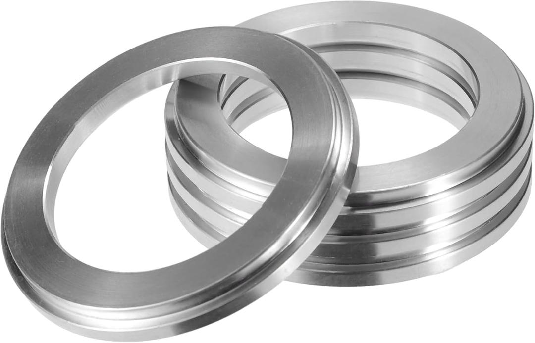 X AUTOHAUX 4pcs OD 82mm to ID 57.1mm Aluminum Alloy Car Hub Centric Rings Wheel Bore Center Spacer