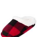 Toddler Matching Family Buffalo Plaid Slippers - Red 11/12
