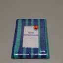 Tufted Picture Frame  Fits 4"×6" Photos Blue & Green 