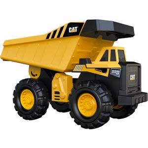 Cat Construction Toys, Steel Dump Truck 16" - Real Steel Body, Working Dump Bed, Oversize All-Terrain Wheels, Heavy-Duty Construction Vehicle for Indoor/Outdoor Play, Kids Ages 3 +