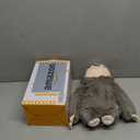 SUZZIPAD Microwavable Stuffed Animal, Heated Sloth Plush for Anxiety, Bedtime, Cuddle & Companion, Soreness & Stress Relief, Warmer Plueshies, Microwave Heating Pad, Gifts for Women, Gray