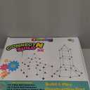 Kids Fort Building Kit 120 Pieces Construction STEM Toys for 5 6 7 8 9 10 11 12 Years Old Boys and Girls Ultimate Forts Builder Gift Build DIY Educational Learning Toy for Indoor & Outdoor (Blue+green)