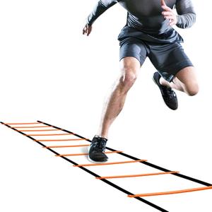 GHB Pro Agility Ladder Agility Training Ladder Speed 12 Rung 20ft with Carrying Bag (Orange)
