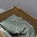 GarveeHome Scalloped Bow Rug for Living Room, Solid Green Rug for Dorm, Washable Rugs 8x10 Soft Low Pile Non Slip Scalloped Rugs for Nursery College Bedroom Decor Kids Room Playroom