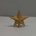 Christmas Tree Star Topper, 8" Gold Xmas Star Tree Decorations, 3D Shatterproof Bethlehem Star Tree Topper Decorations, Waterproof Christmas Tree Topper Decor for Holiday Home Outdoor Ornament