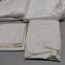 Mayfair Linen 100% Egyptian Cotton Full Size Sheets Set - 4 PC Luxury Set, 600 Thread Count Egyptian Cotton Sheets Full Size (White), Ultra Soft, Cooling, 16" Deep Pocket Sateen Weave Hotel Bedsheet