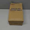 ALOUFEA 20 oz Insulated Coffee Mug Tumbler with Handle, Stainless Steel Travel Mug Tumbler with Lid and Straw,Double Wall Vacuum Leak Proof Ice Coffee Thermal Cup, Navy