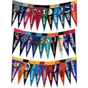 Rico Industries NFL Football Complete 4" x 9" Felt Mini Pennant League Set (Includes All Teams)