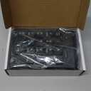 TRELC Wireless Numeric Keypad, Mini 2.4G 18 Keys Number Pad, Portable Silent Financial Accounting Numeric Keypad Keyboard Extensions with Wireless Mouse for Laptop, PC, Desktop, Notebook(Black)