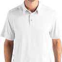 Cutter & Buck Coastline Epic Comfort Recycled Mens Polo, White, XXXL