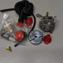 Carbhub 640052 Carburetor for Tecumseh HMSK80 HMSK90 HMSK100 LH318SA LH358SA Snow Blower Thrower 8HP 9HP 10HP Engine Tecumseh 640054 640349 Carburetor with Primer Bulb - 640052 Carburetor