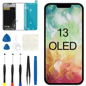 OLED for iPhone 13 Screen Replacement 3D Touch Frame Display Digitizer with Repair Tools A2641 A2643 A2484 A2644 A2645