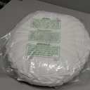 Round Throw Pillow Velvet Home Decoration Soft Pleated Pumpkin Round Floor Cushion for Couch Chair Bed Car Decorative (White 14inch)